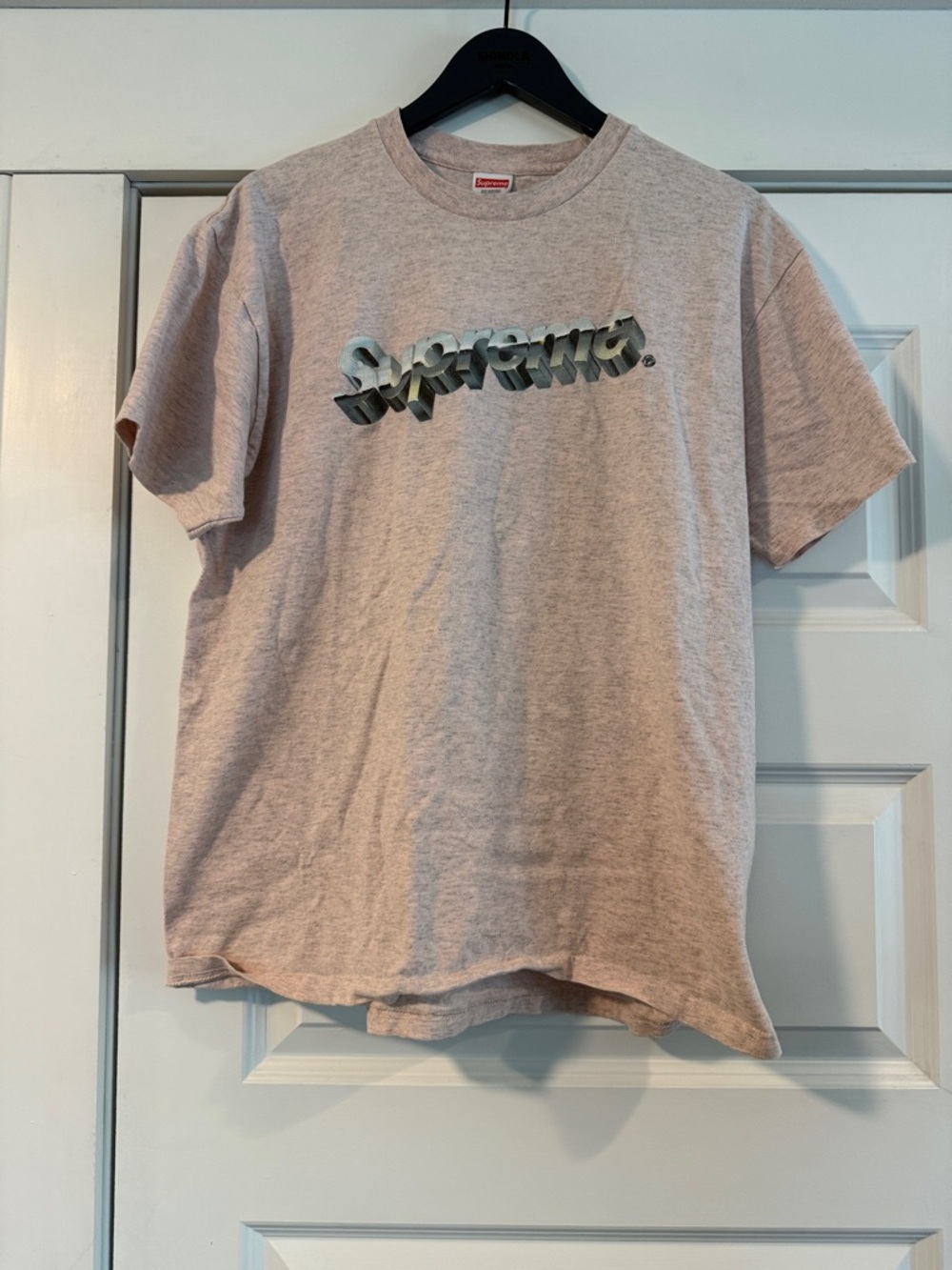 Supreme Tee with 3D Script Logo